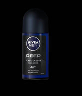 Nivea Men Roll On Deep Black Carbon Dark Wood 50ml - YehChez.pk